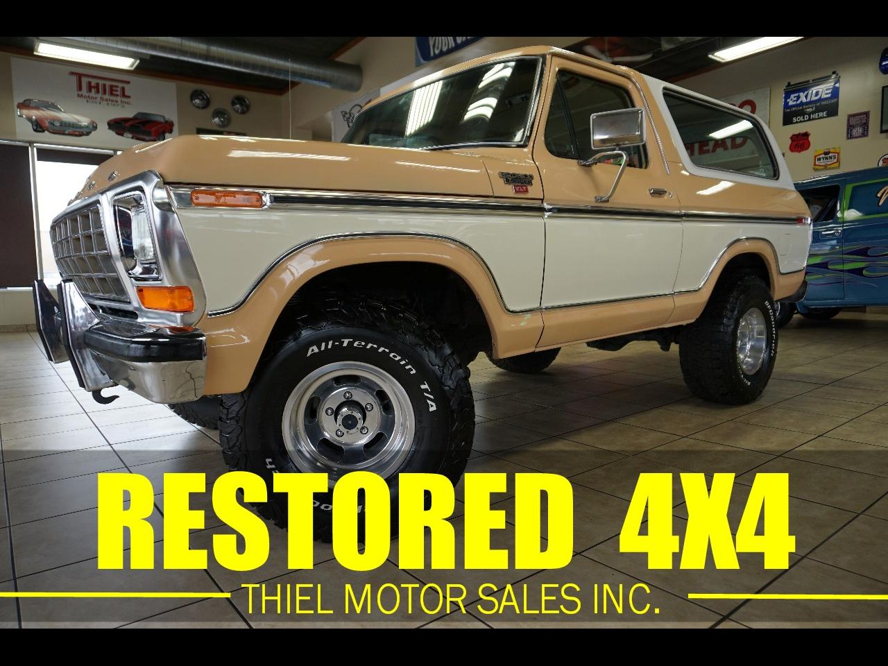 1978 Ford Bronco XLT Ranger 4X4 - RESTORED SOUTHERN SUV!