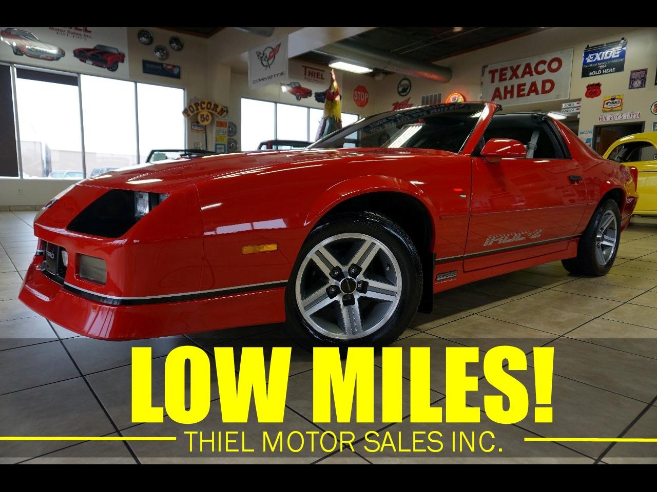1987 Chevrolet Camaro IROC-Z T-TOP 5.7L V8 LOW-LOW MILES!