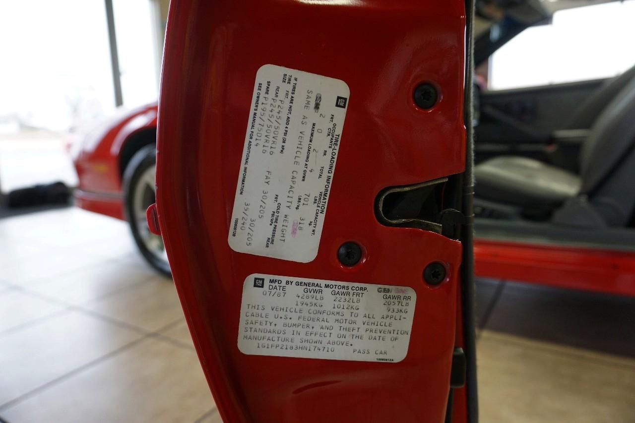 Chevrolet Camaro  1987