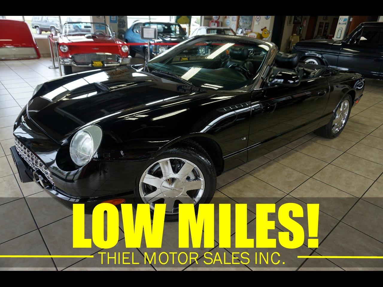 2003 Ford Thunderbird Deluxe Convertible with Porthole HardTop!