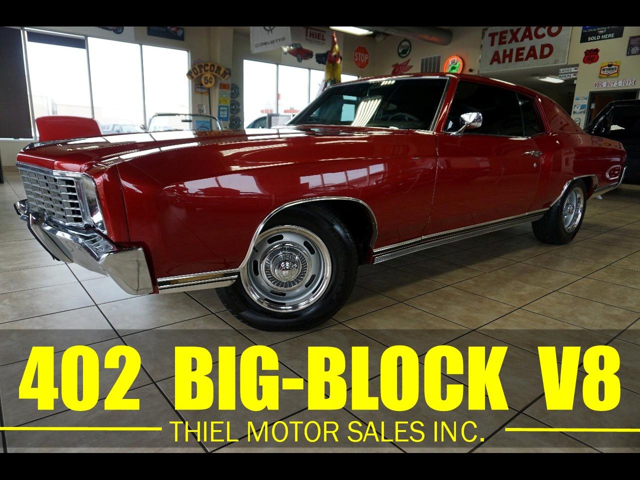 1972 Chevrolet Monte Carlo Factory 402 Big-Block - Automatic - AC!