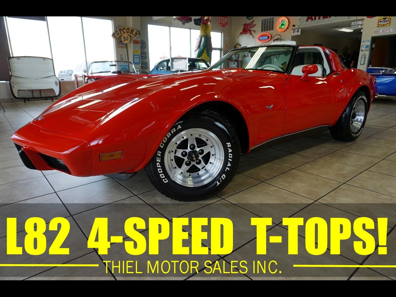 1979 Chevrolet Corvette Number's Matching L82 - 4 SPEED - T-TOPS!