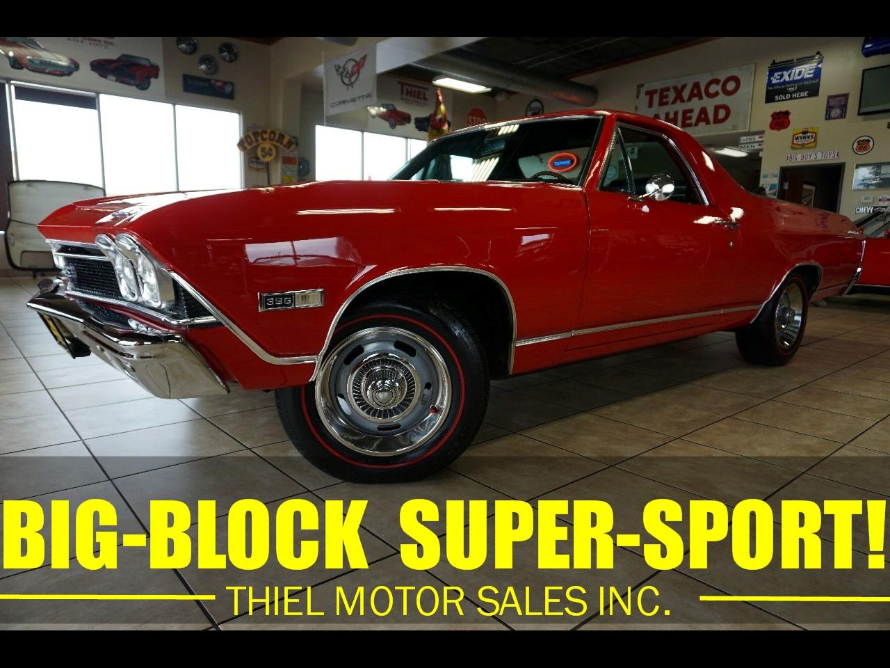 1968 Chevrolet El Camino SUPER-SPORT - BIG BLOCK V8 - AUTOMATIC - RESTORED!