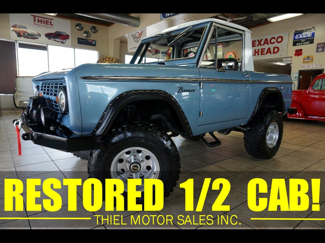1967 Ford Bronco RESTORED - 1/2 CAB - 4X4 - 302 V8 - SOUTHERN SUV!