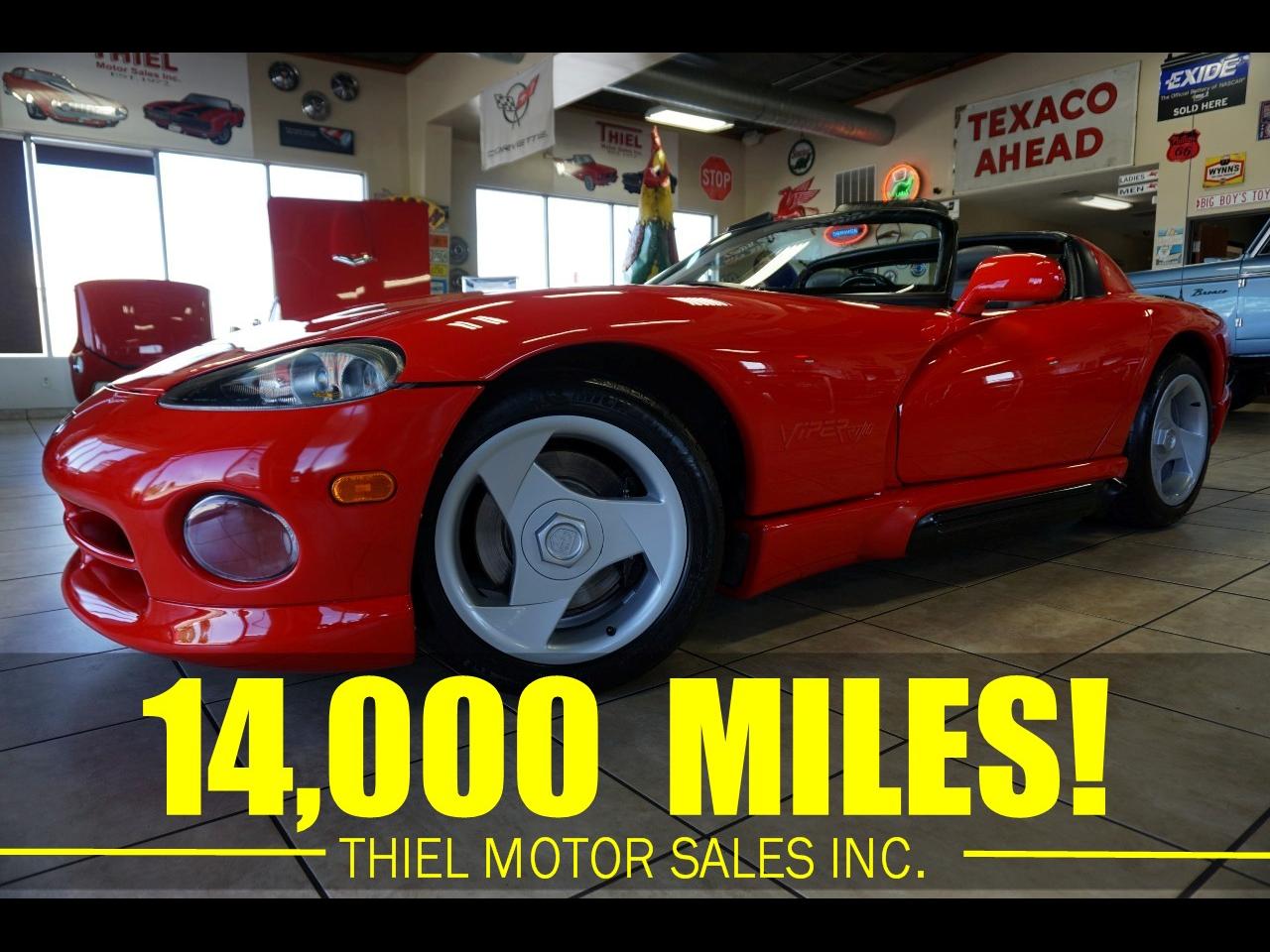 1993 Dodge Viper RT/10 - VERY LOW ORIGINAL MILES - SOUTHERN CAR!