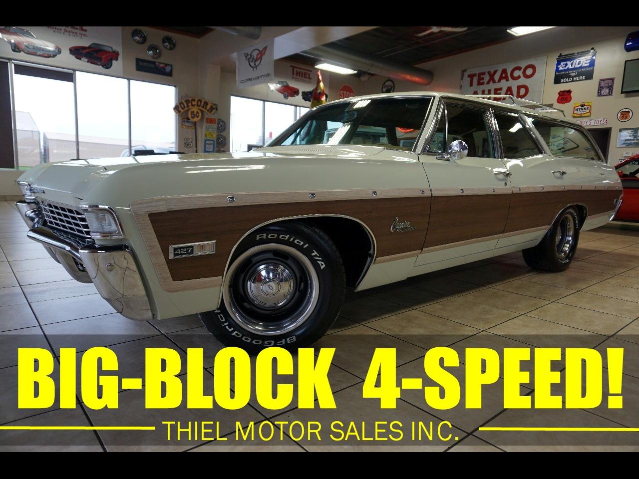 1968 Chevrolet Caprice 4DR WAGON - WOODY - BIG BLOCK - 4-SPEED!!!