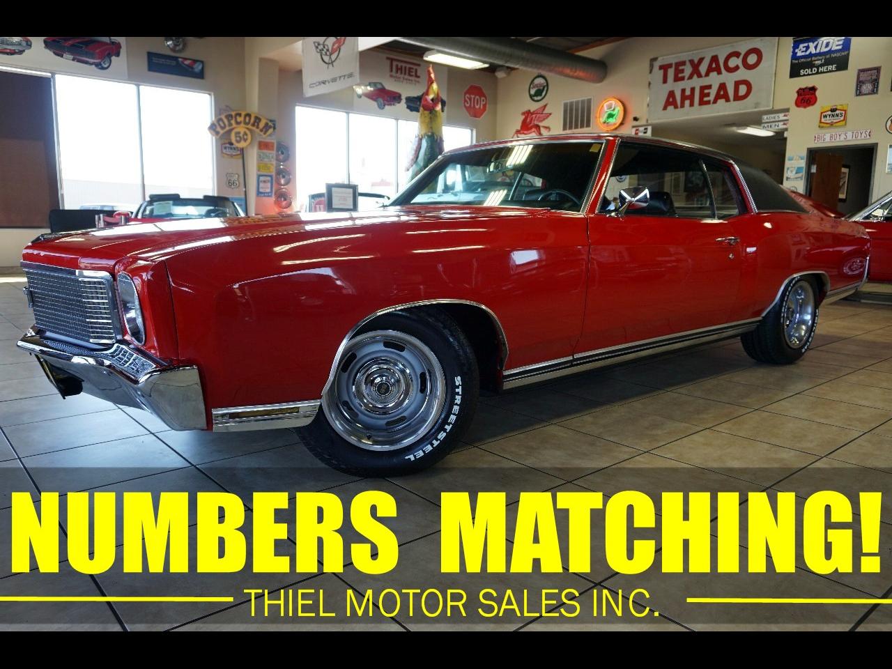 1970 Chevrolet Monte Carlo 2-DOOR - HARDTOP - 350 V8 - AUTOMATIC - TN CAR!