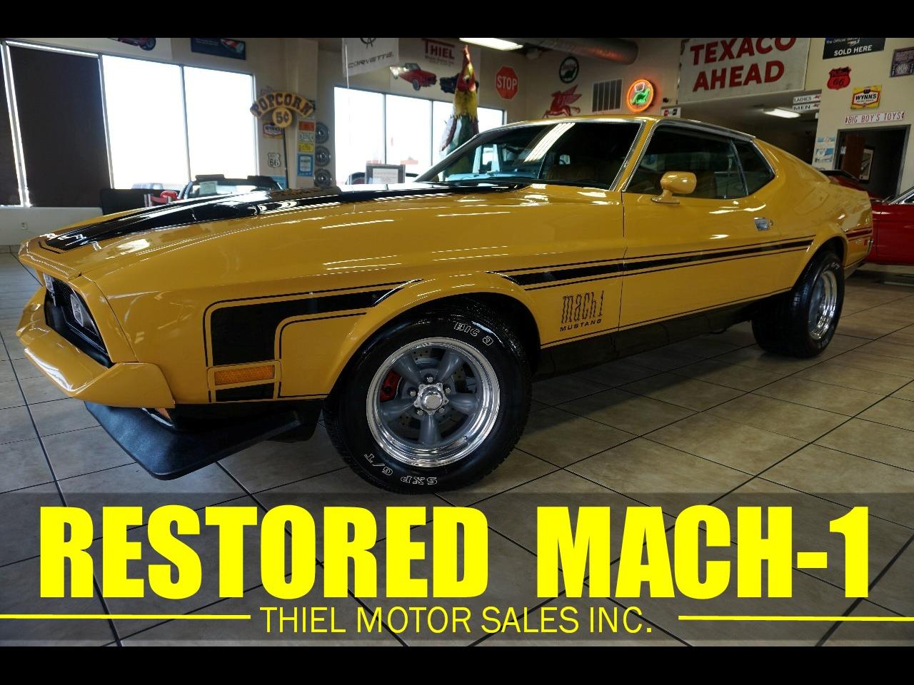 1971 Ford Mustang Fastback TRUE MACH-1 - 351 V8 - AUTOMATIC - FUEL INJECTED!