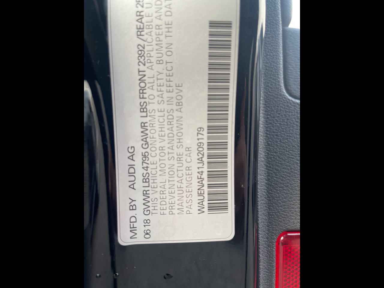 Audi A4 2.0 TFSI Premium Plus quattro 7A 2018