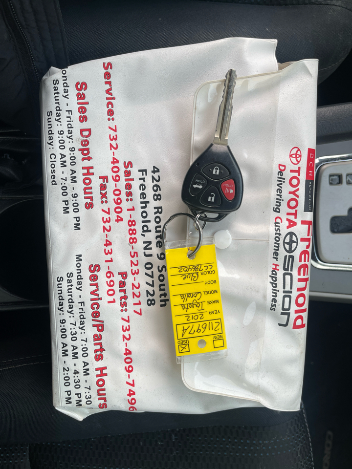 Toyota Corolla S 2012