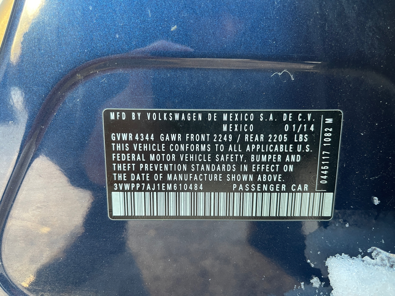 Volkswagen Jetta SportWagen 2.5L SE PZEV 2014