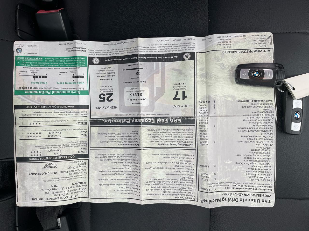 BMW 3-Series 328xi 2009