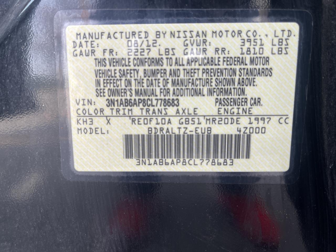 Nissan Sentra 2.0 S 2012