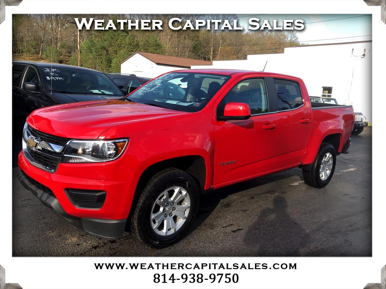 Used 2018 Chevrolet Colorado LT Crew Cab 4WD Short Box for Sale in