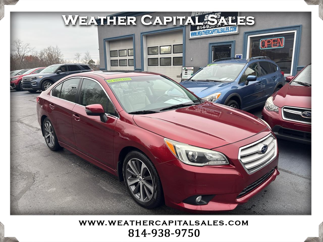 2015 Subaru Legacy 4dr Sdn 3.6R Limited