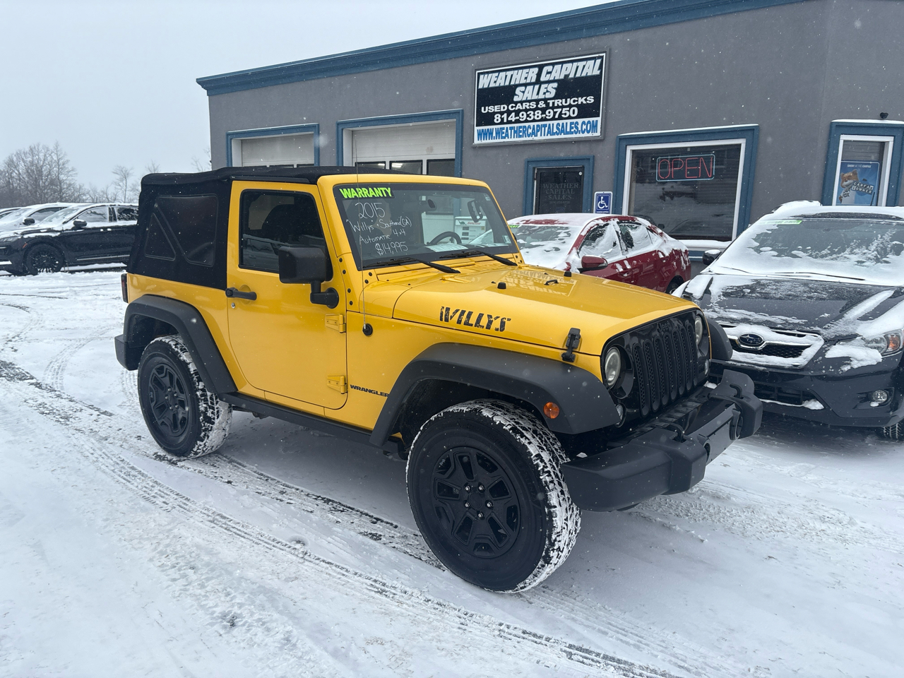 Jeep Wrangler 4WD 2dr Willys Wheeler 2015