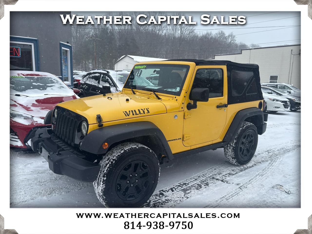 2015 Jeep Wrangler 4WD 2dr Willys Wheeler