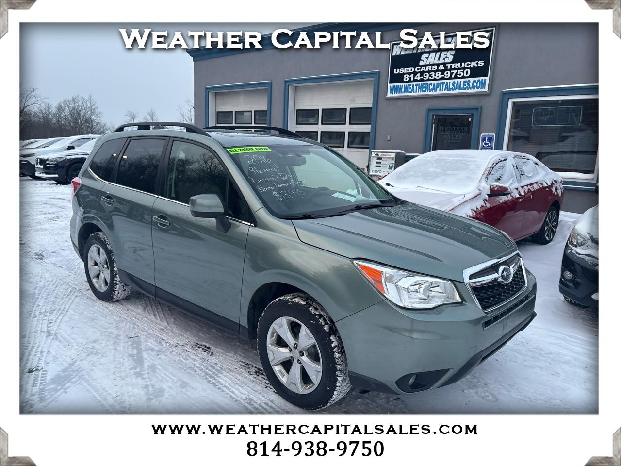2016 Subaru Forester 4dr CVT 2.5i Limited PZEV