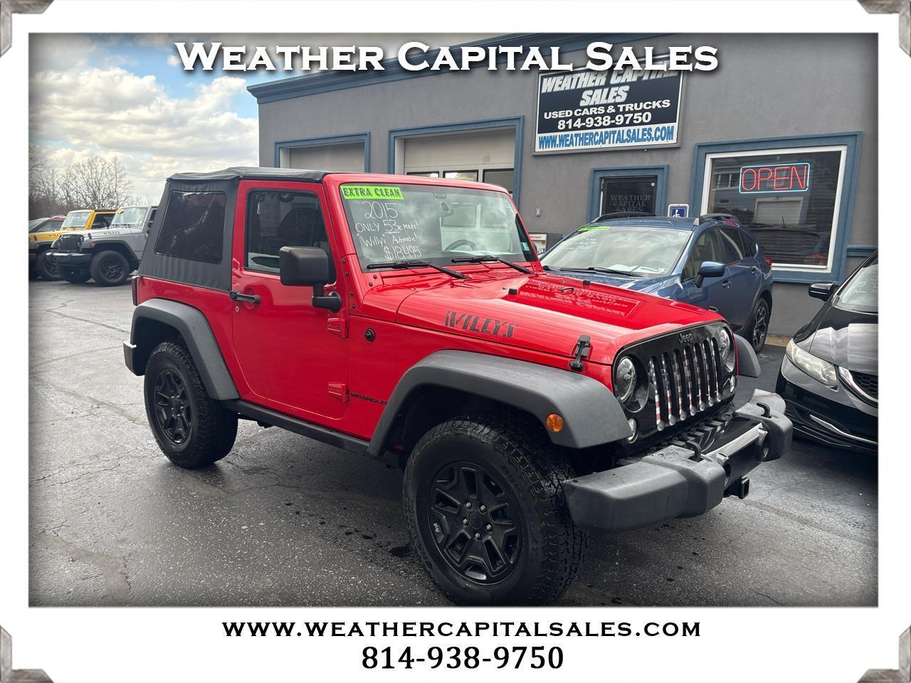 Jeep Wrangler 4WD 2dr Willys Wheeler 2015