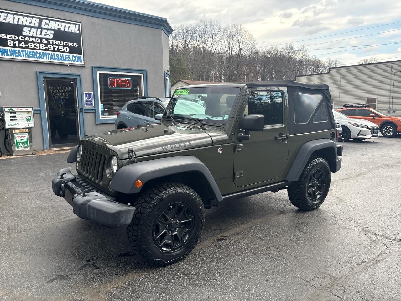 Jeep Wrangler 4WD 2dr Willys Wheeler 2016
