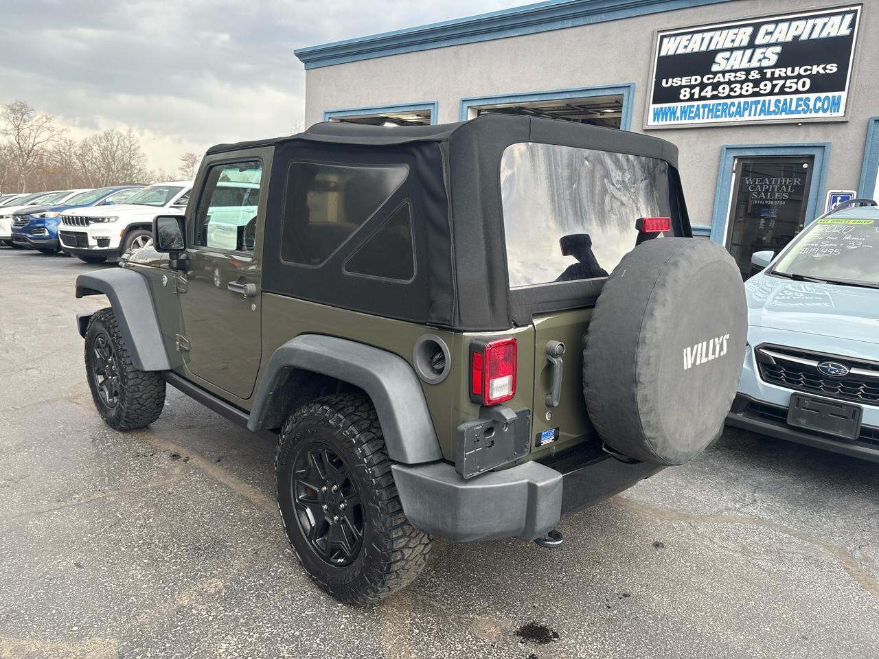 Jeep Wrangler 4WD 2dr Willys Wheeler 2016