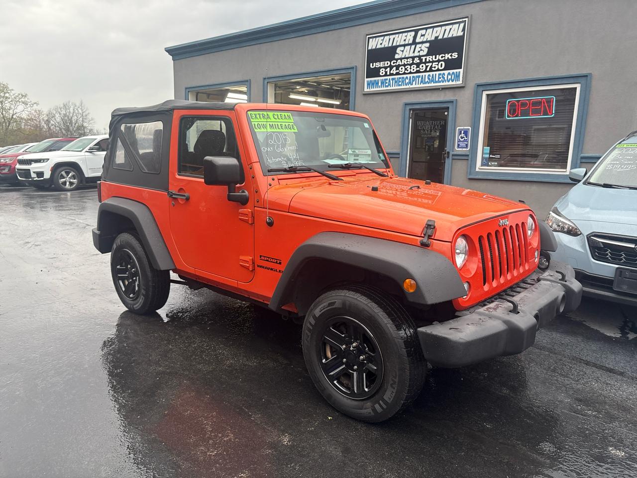Jeep Wrangler 4WD 2dr Sport 2015