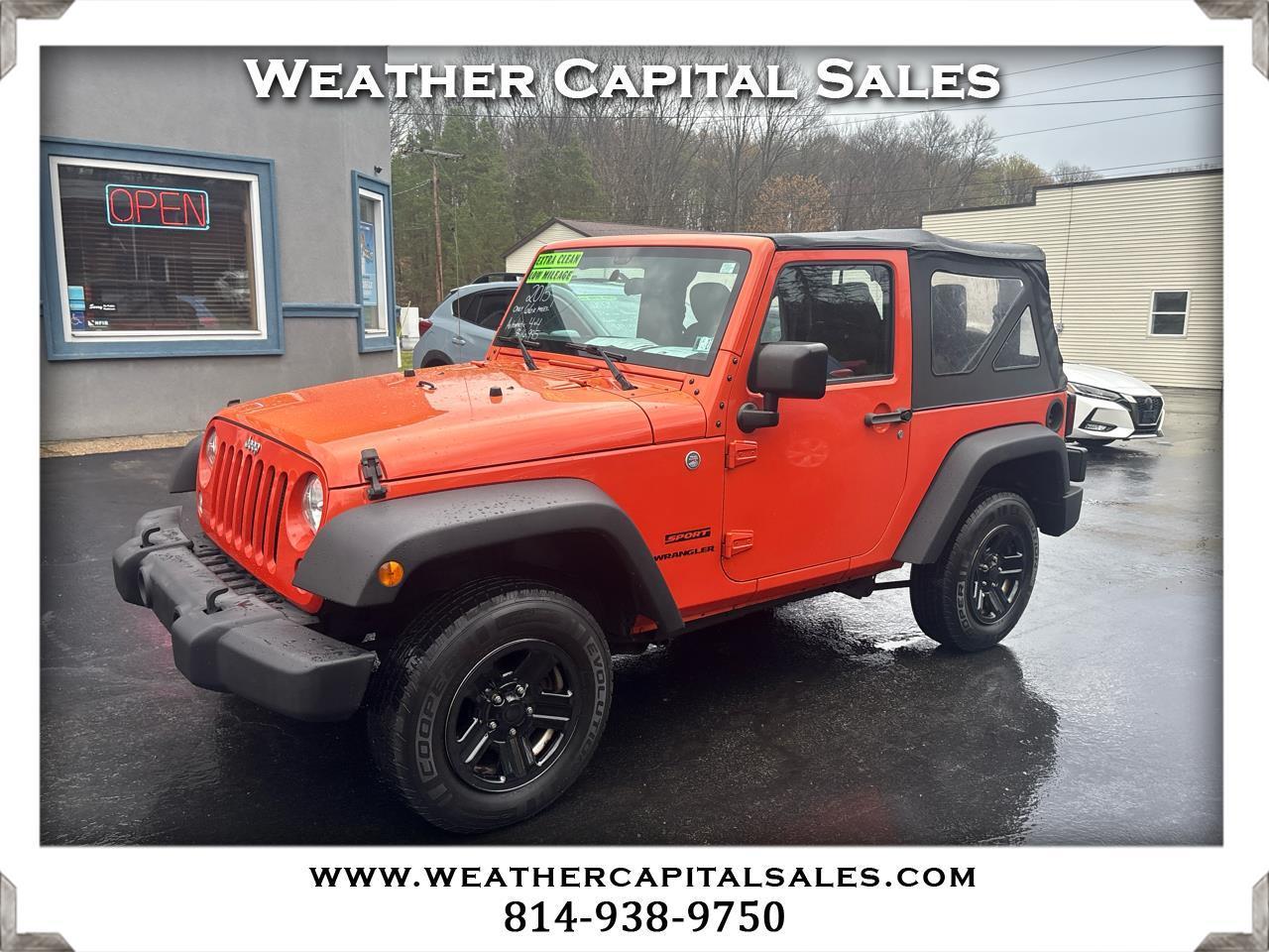 2015 Jeep Wrangler 4WD 2dr Sport
