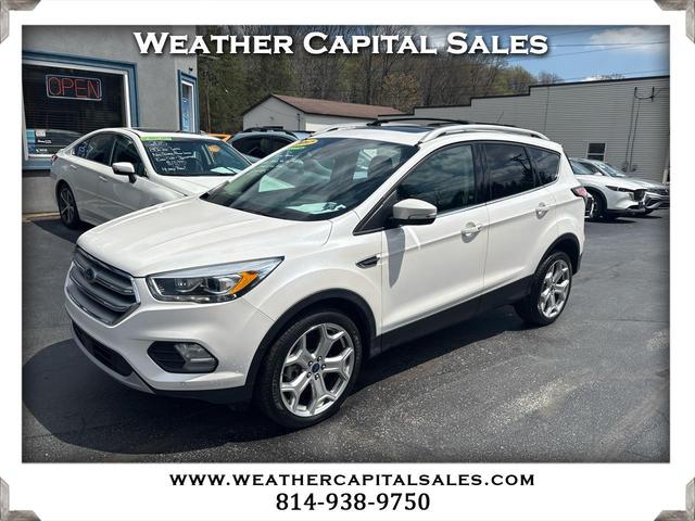 White 2017 Ford Escape Titanium AWD SUV / Crossover All-Wheel Drive Automatic