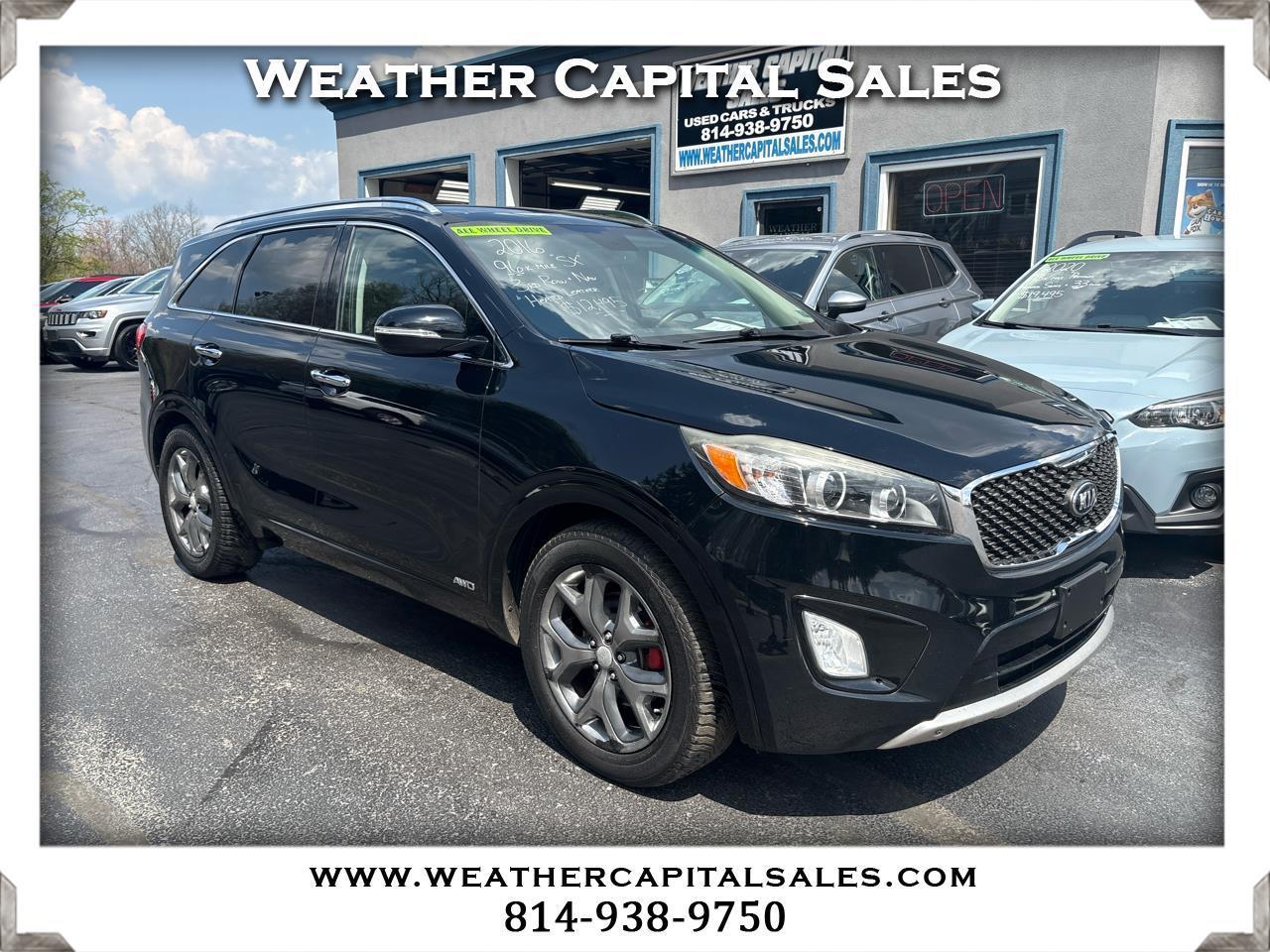 Kia Sorento AWD 4dr 3.3L SX 2016