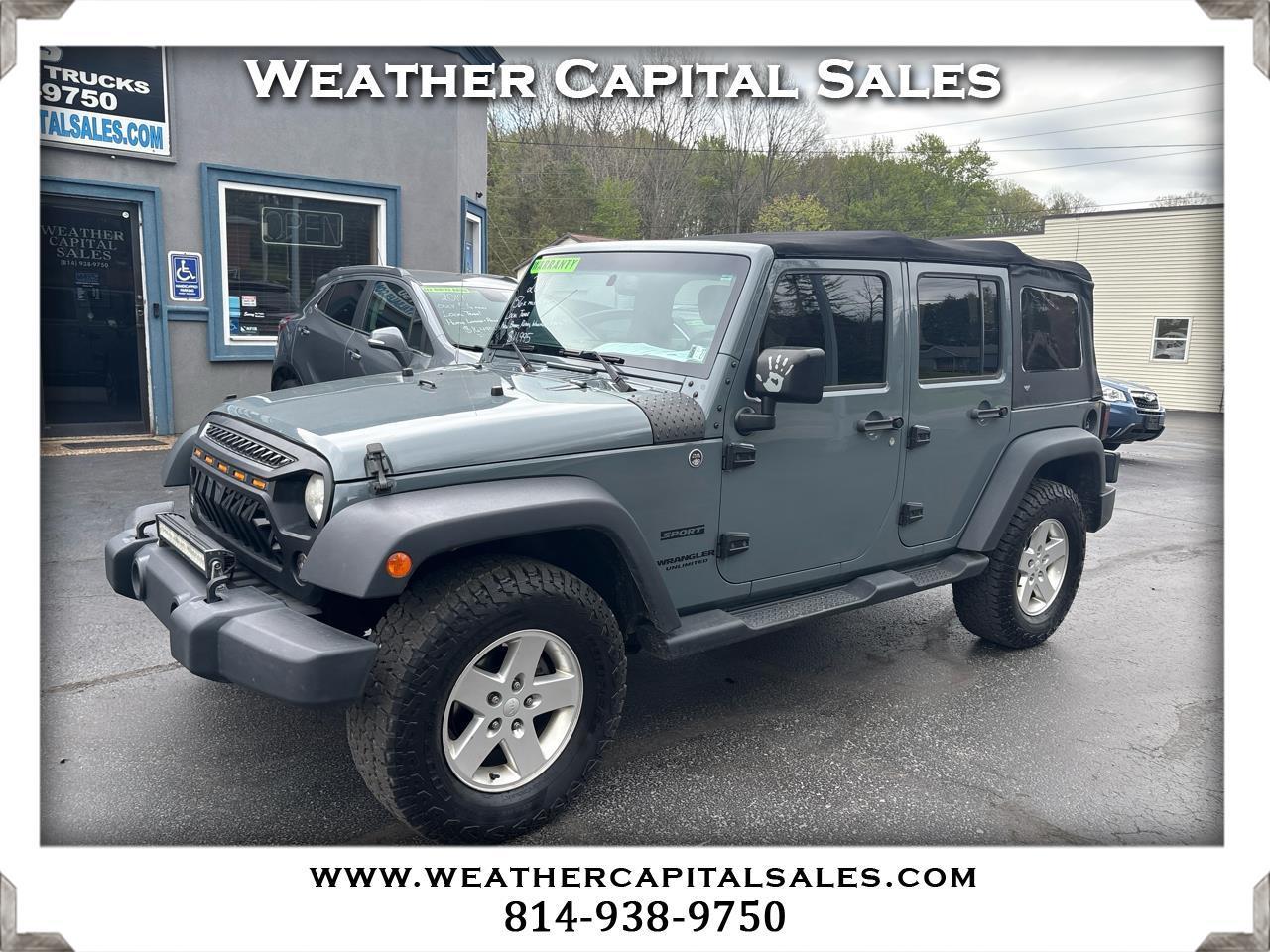 Jeep Wrangler Unlimited 4WD 4dr Sport 2014