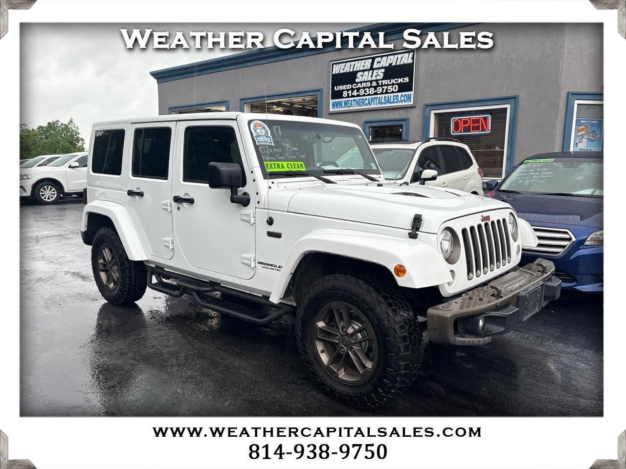 Jeep Wrangler Unlimited 75th Anniversary 4x4 *Ltd Avail* 2017