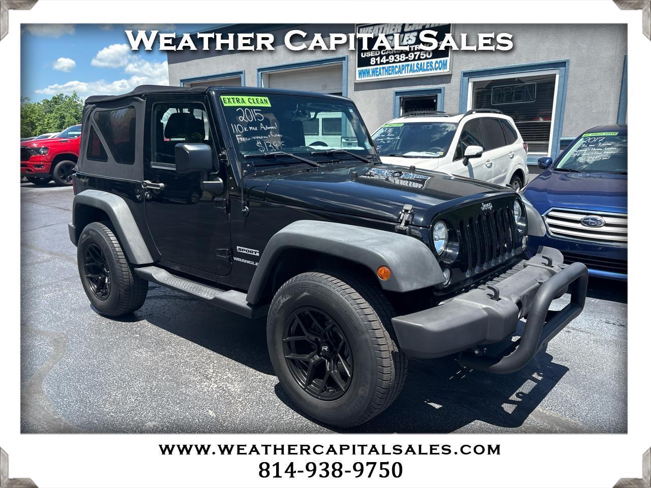Jeep Wrangler 4WD 2dr Sport 2015