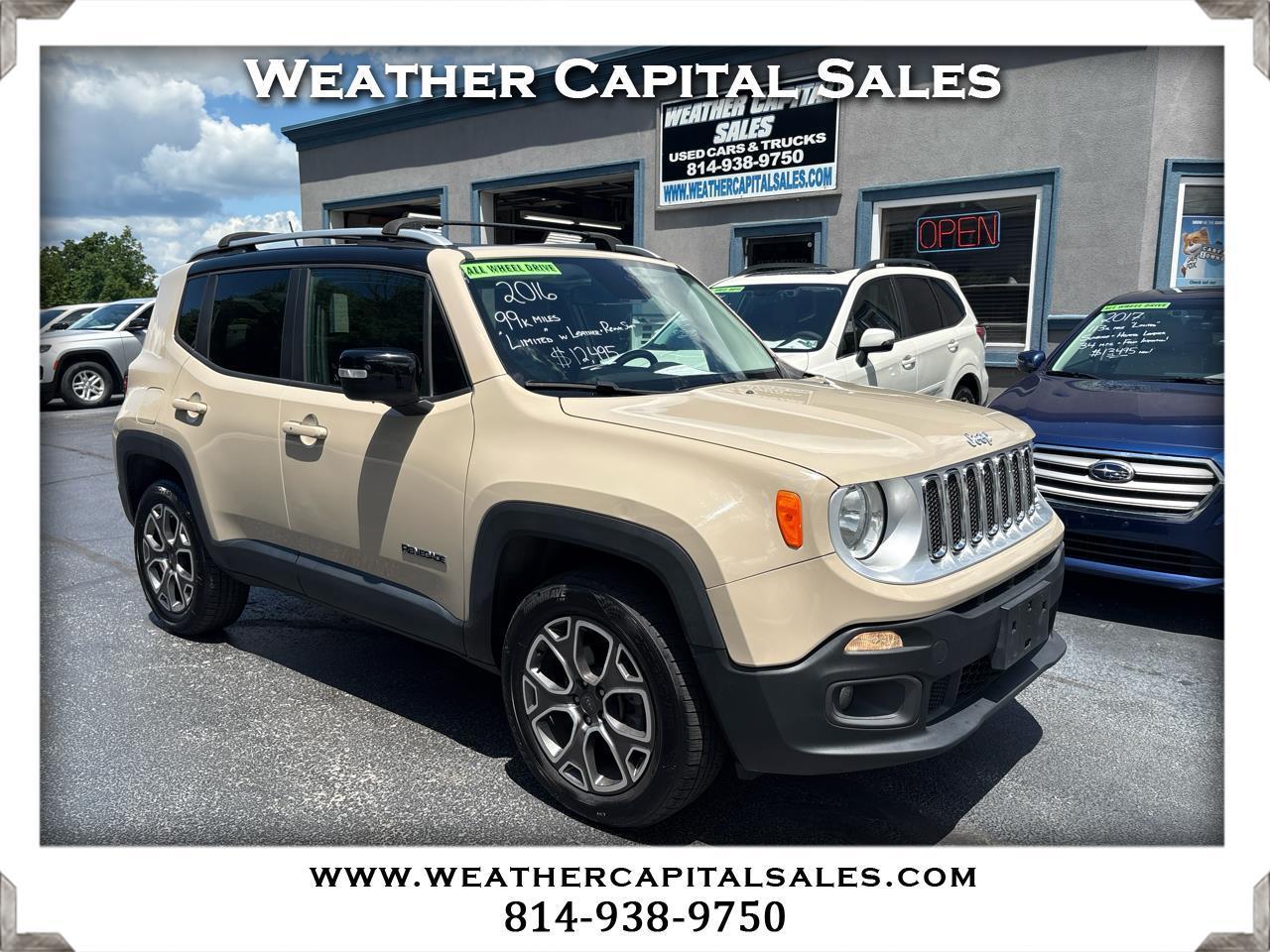 2016 Jeep Renegade 4WD 4dr Limited