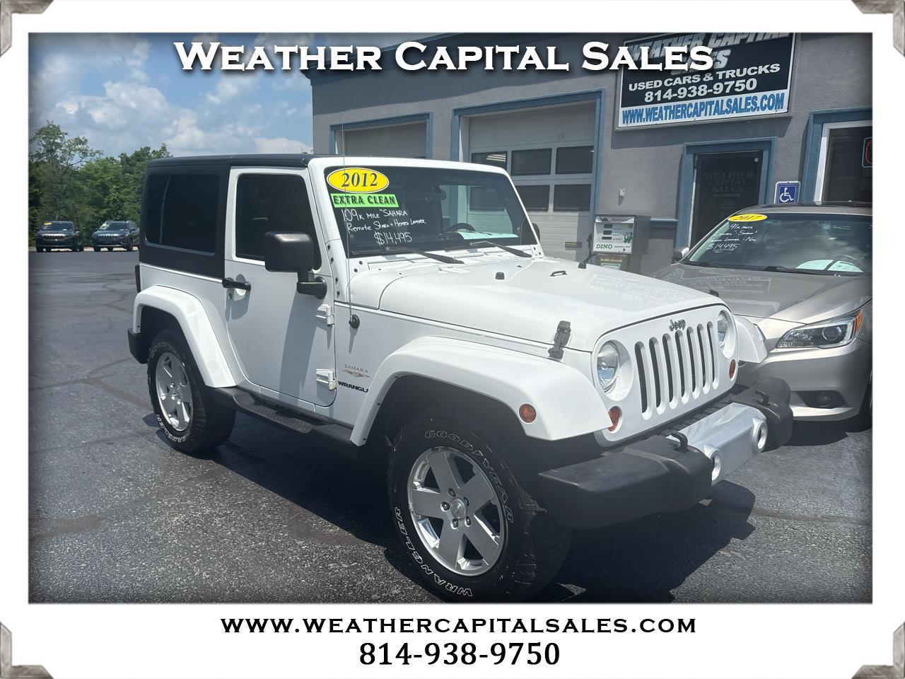 Jeep Wrangler 4WD 2dr Sahara 2012