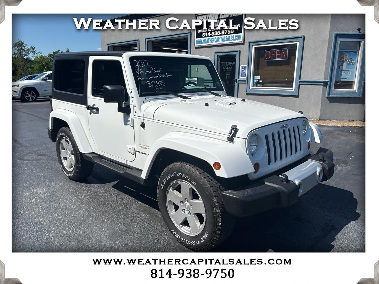 2012 Jeep Wrangler 4WD 2dr Sahara