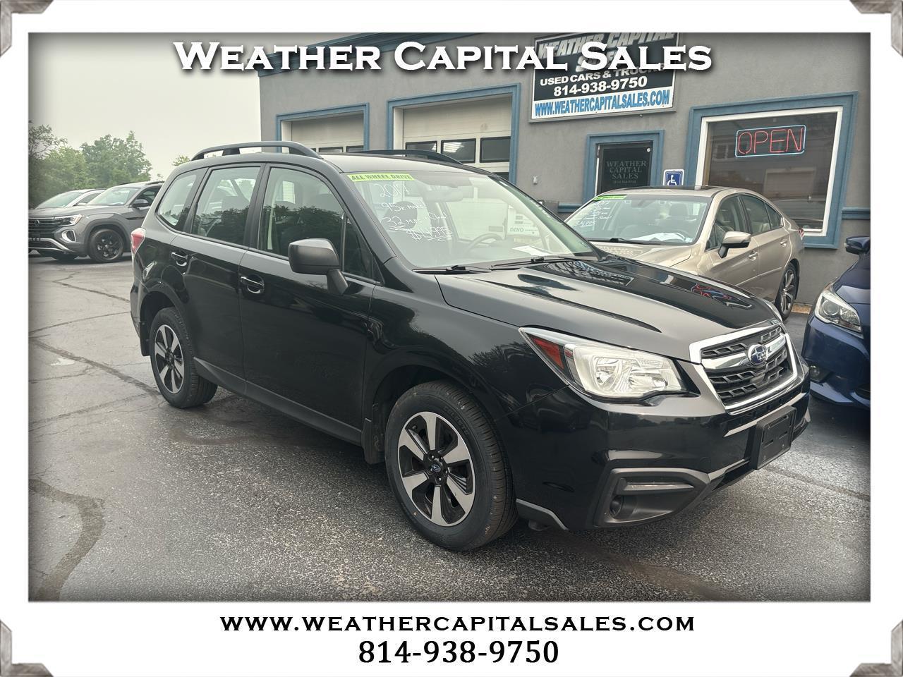 Black 2017 Subaru Forester SUV / Crossover All-Wheel Drive Automatic