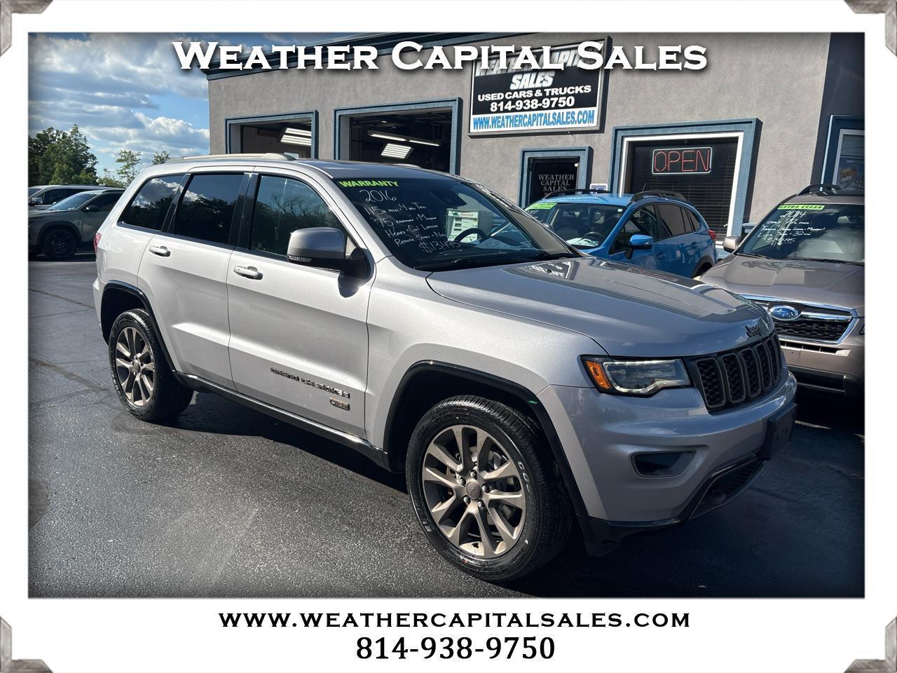 Jeep Grand Cherokee 4WD 4dr Limited 75th Anniversary 2016