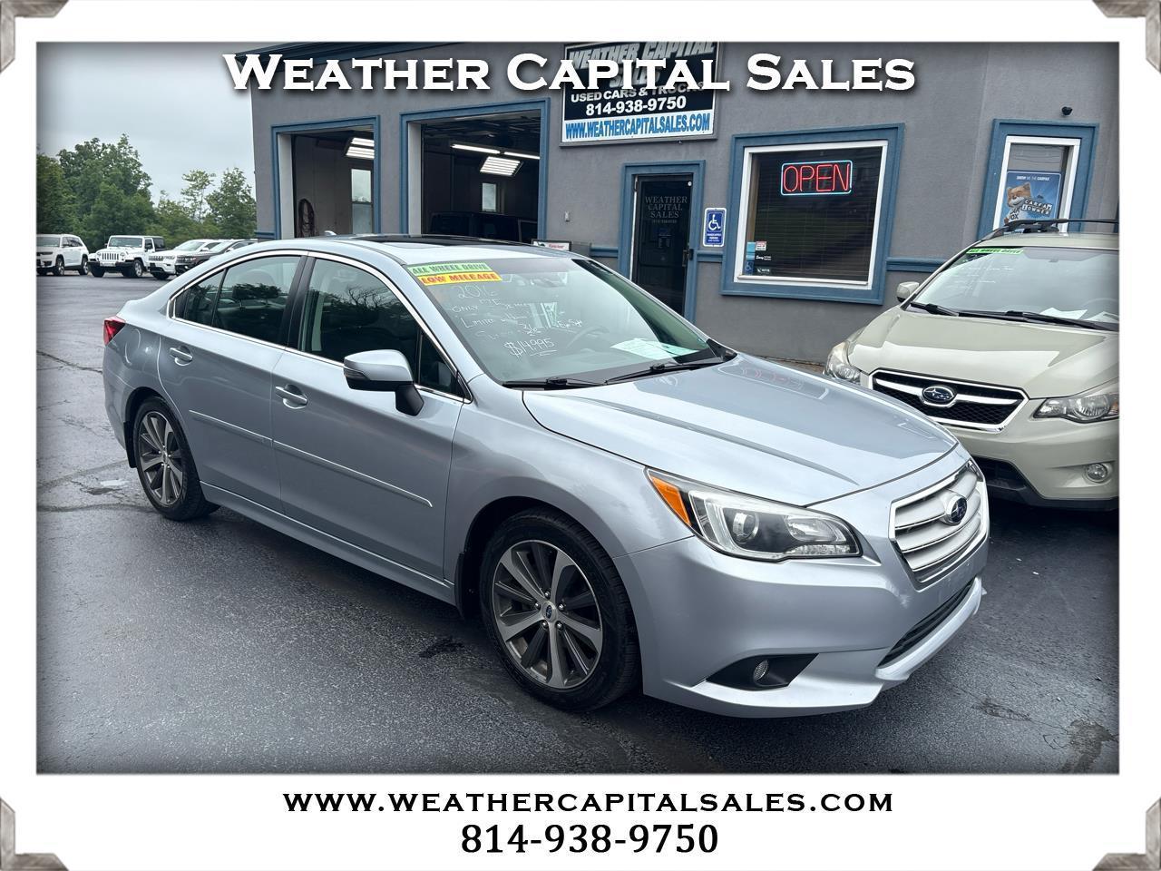 2016 Subaru Legacy 4dr Sdn 2.5i Limited PZEV