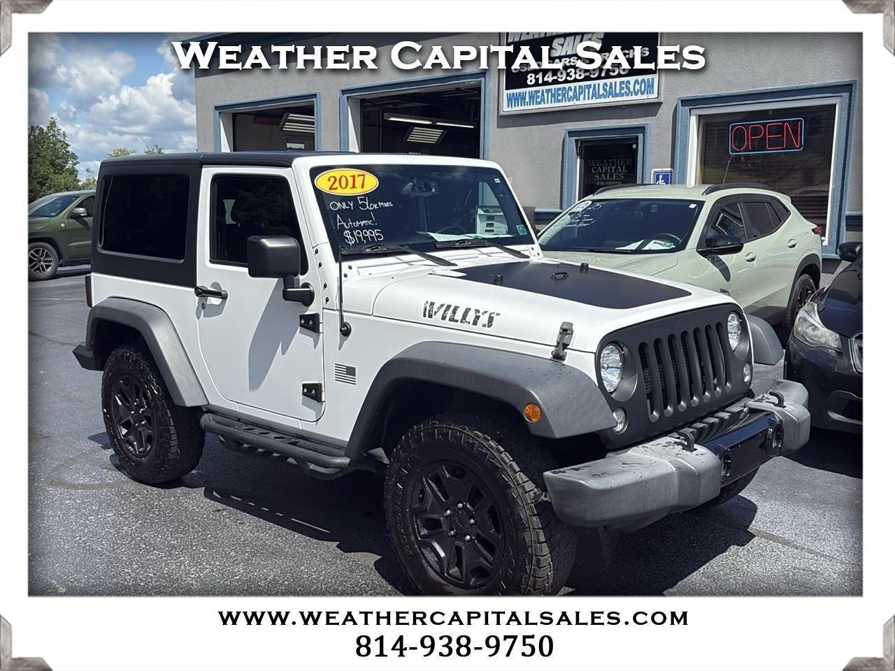 Jeep Wrangler Willys Wheeler 4x4 2017