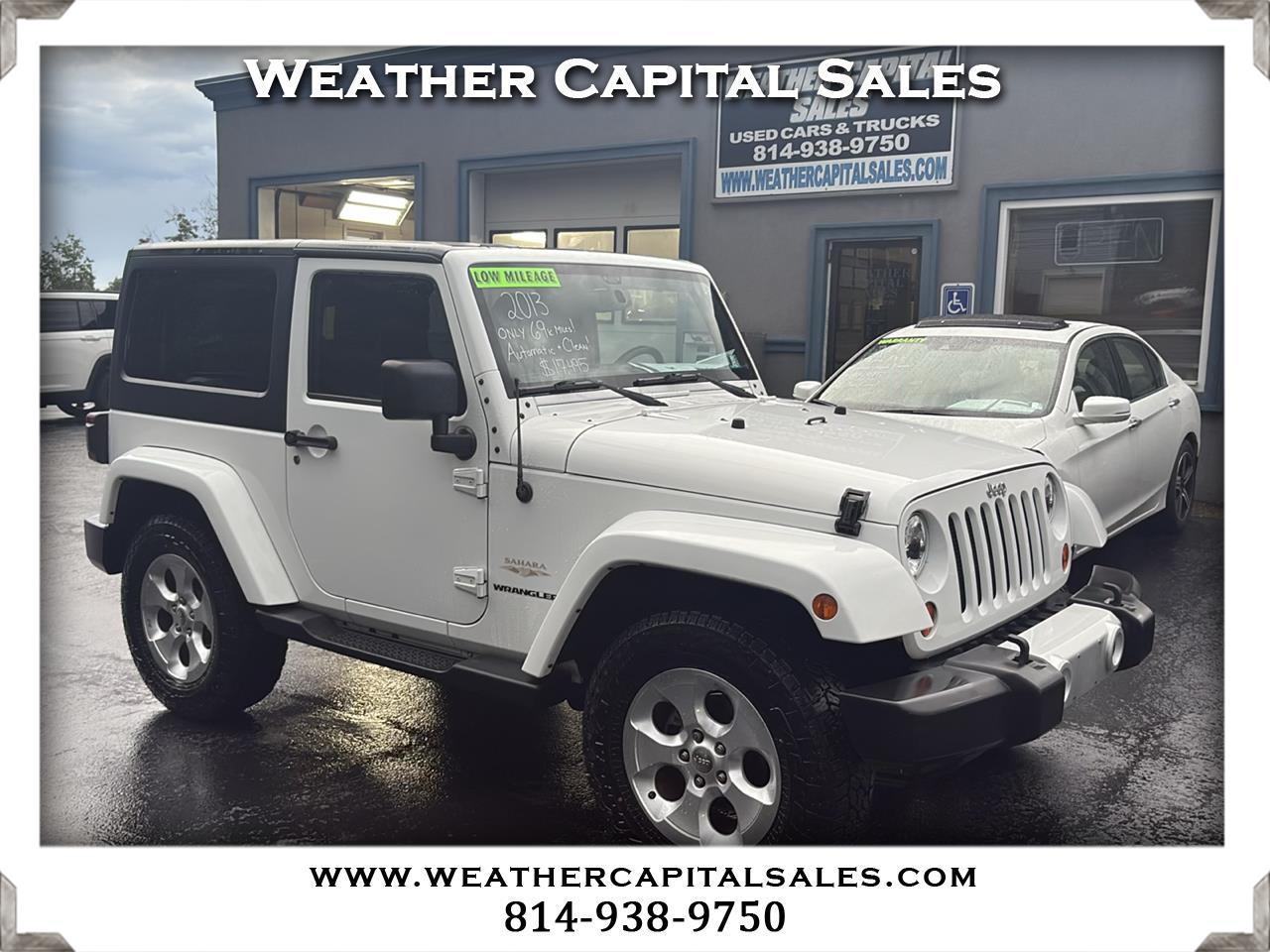 2013 Jeep Wrangler 4WD 2dr Sahara