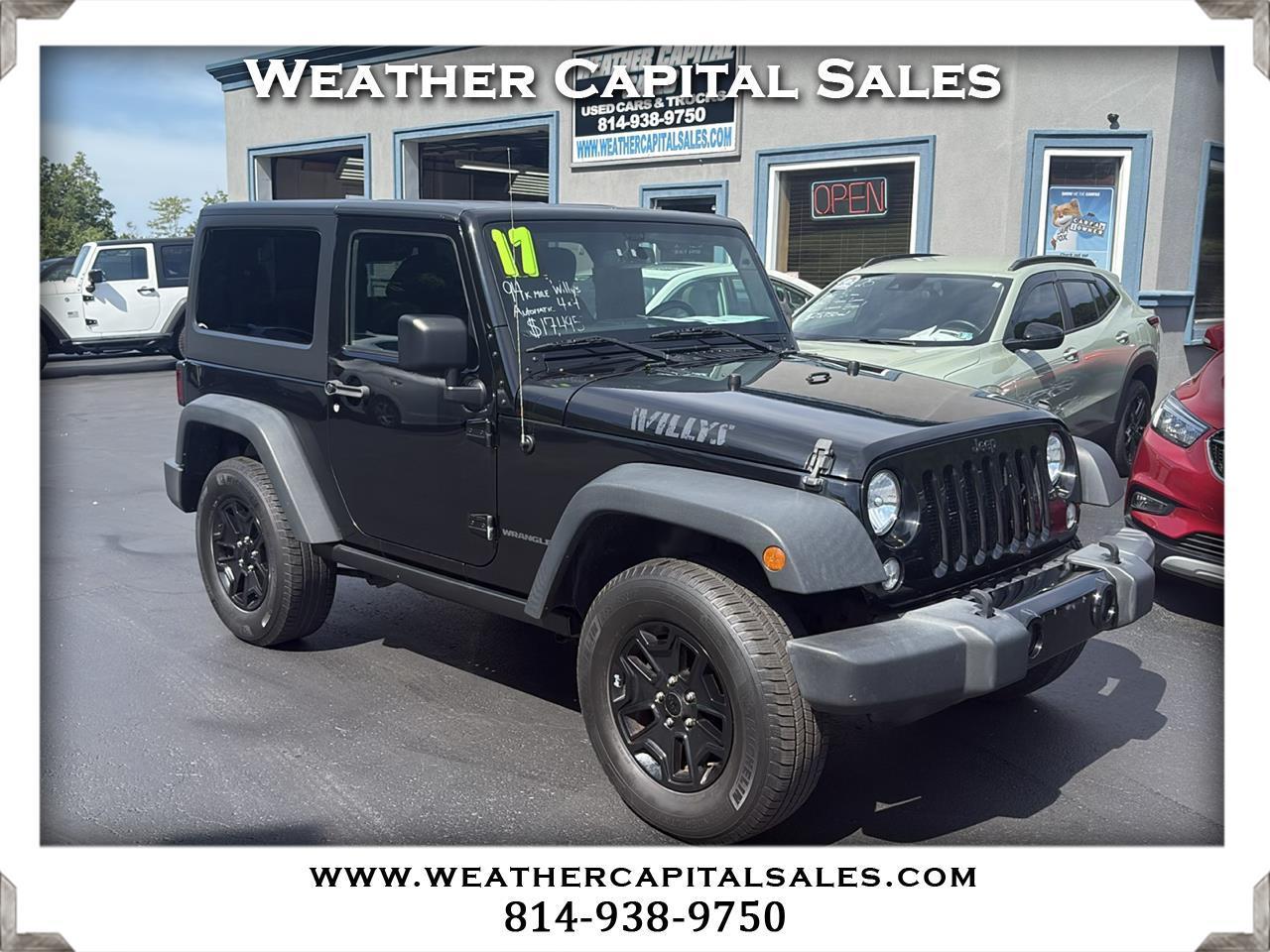 Jeep Wrangler Willys Wheeler 4x4 2017