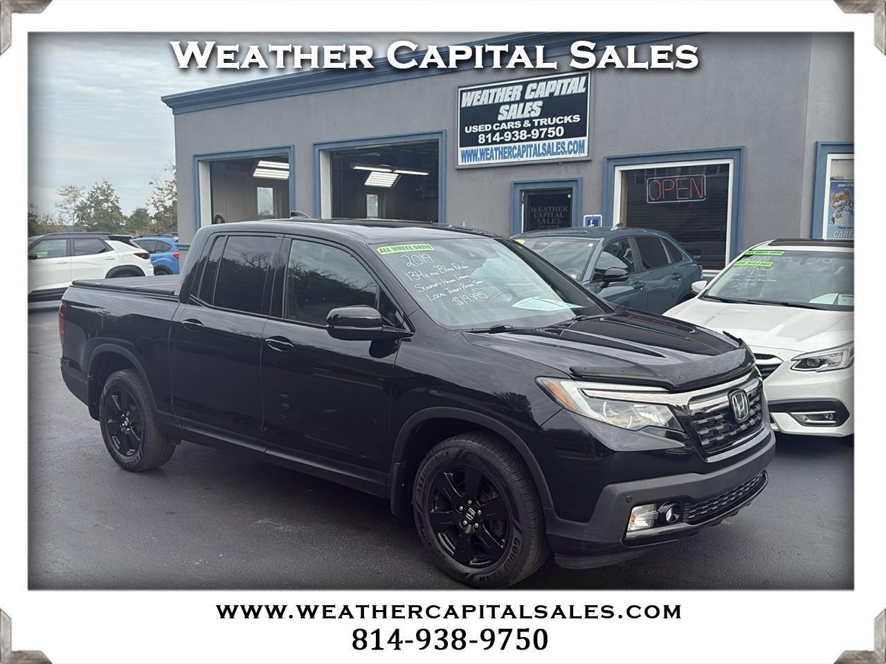 2019 Honda Ridgeline Black Edition AWD