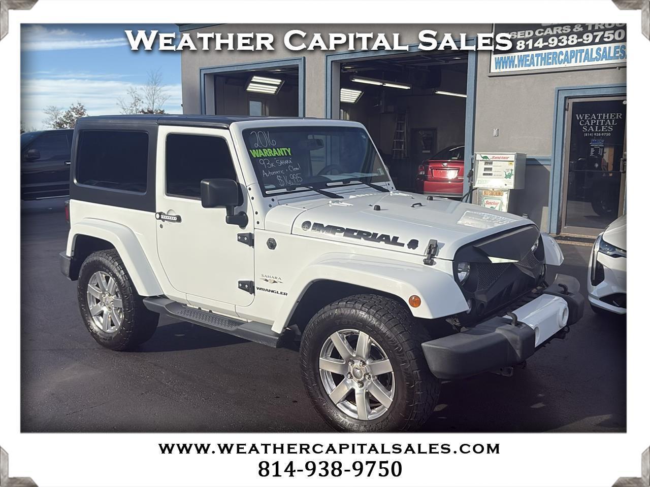 Jeep Wrangler 4WD 2dr Sahara 2016