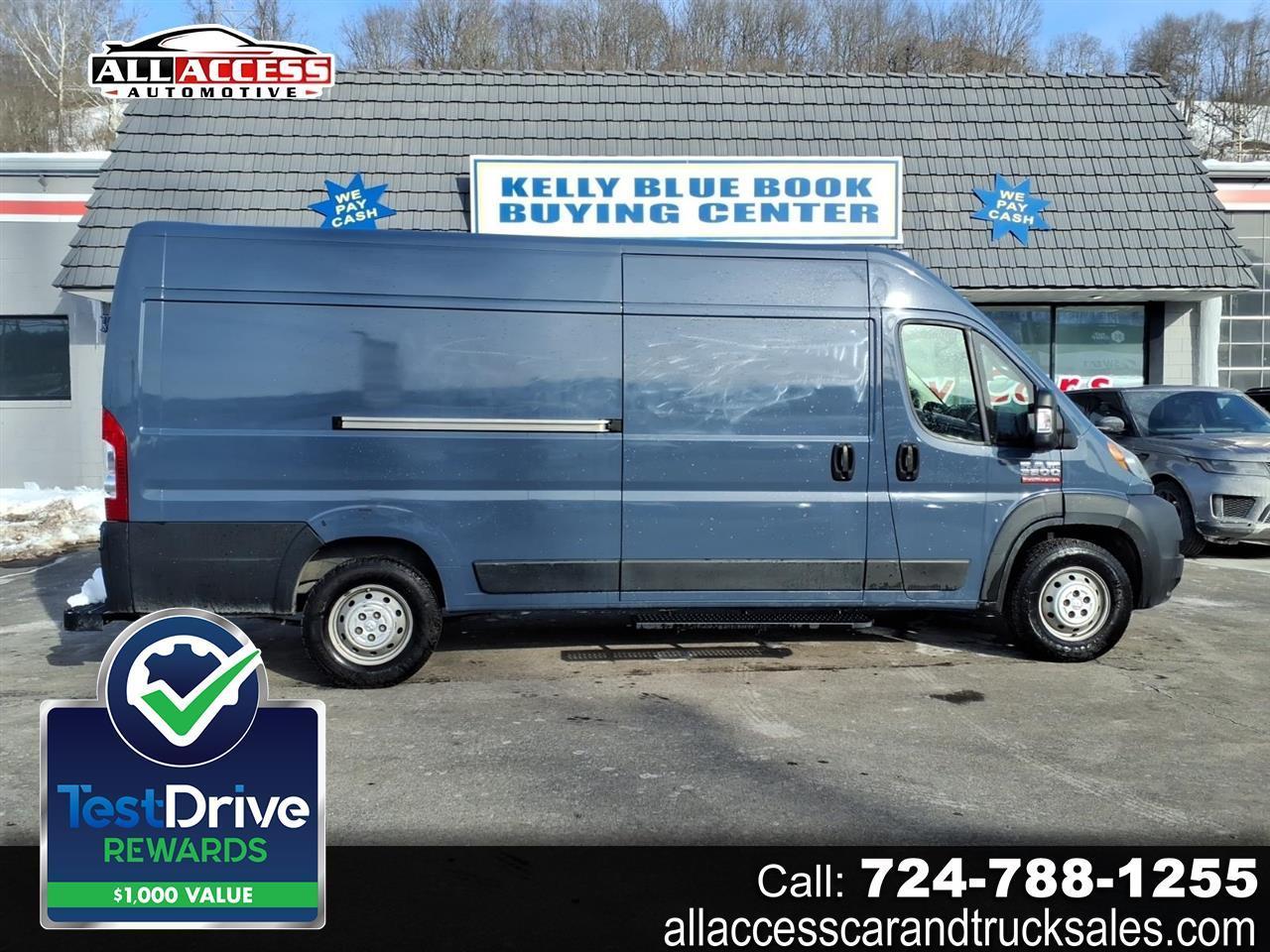 2020 RAM ProMaster Cargo Van 3500 High Roof 159" WB EXT
