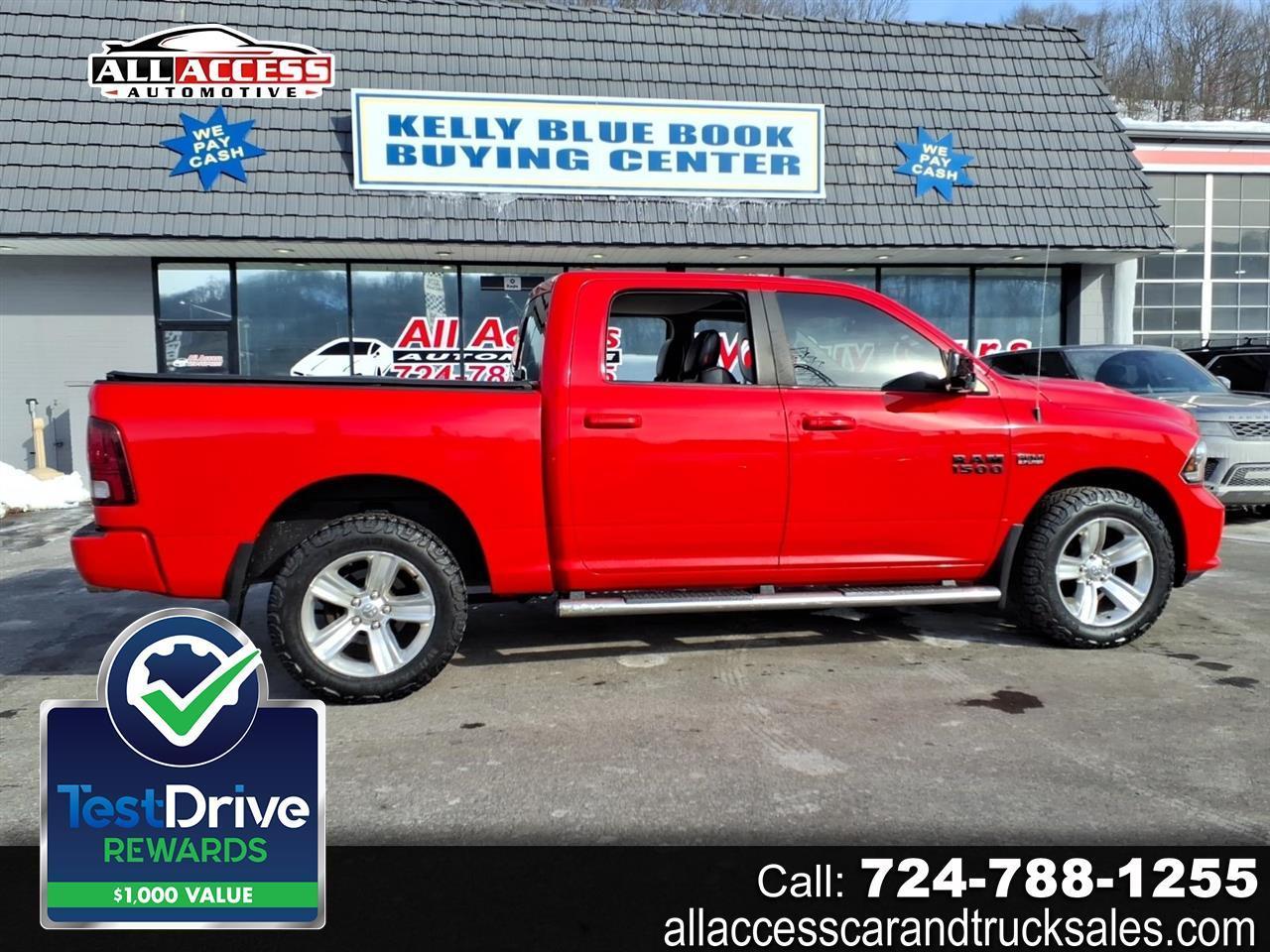 2016 RAM 1500 4WD Crew Cab 140.5" Sport