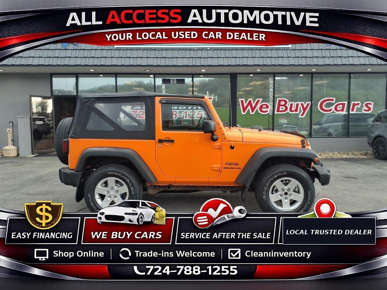 2013 Jeep Wrangler 4WD 2dr Sport