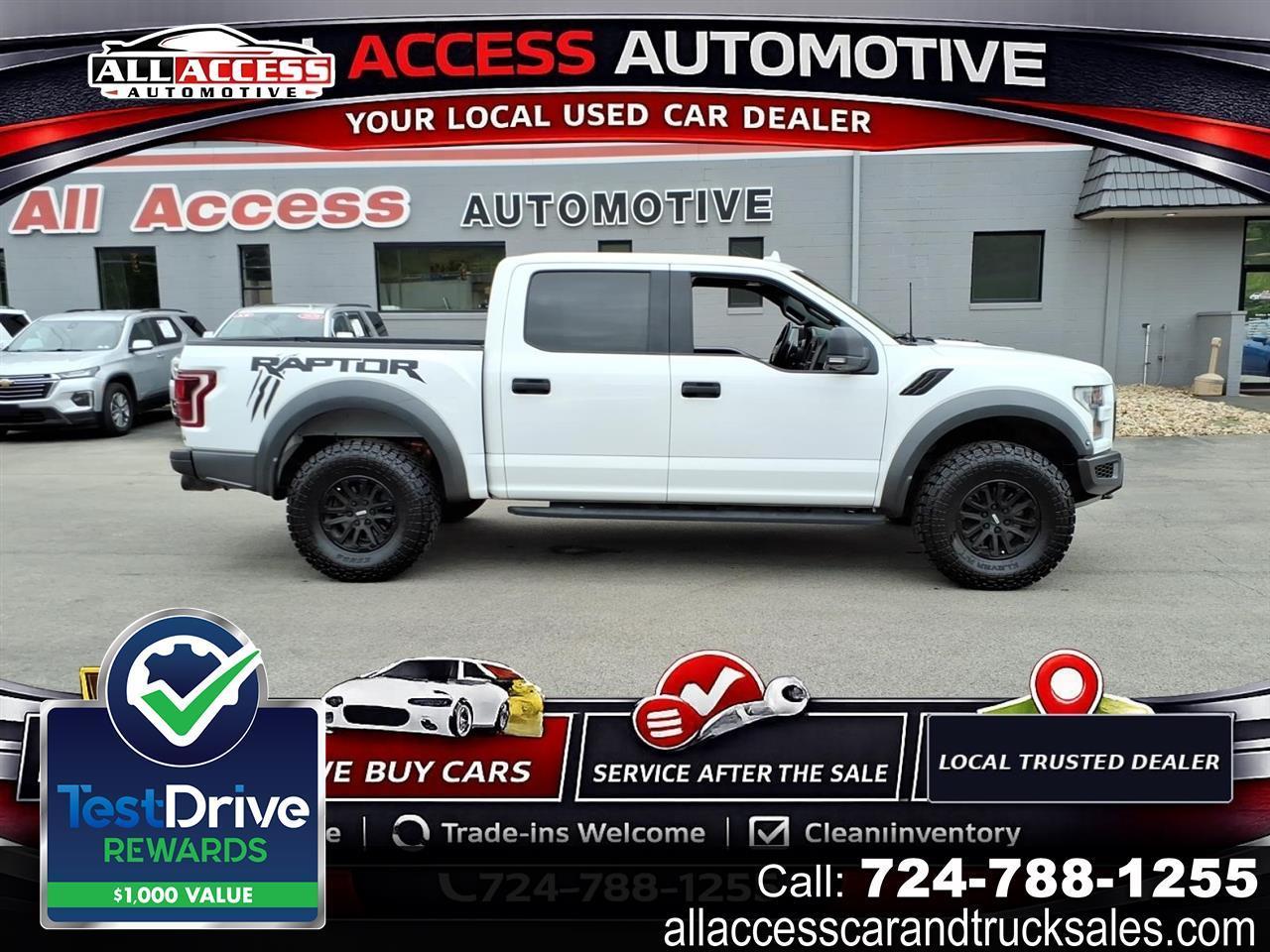 2019 Ford F-150 Raptor 4WD SuperCrew 5.5' Box