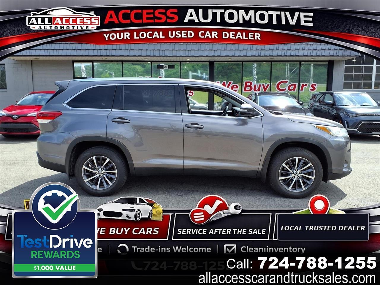 2019 Toyota Highlander SE V6 AWD (Natl)