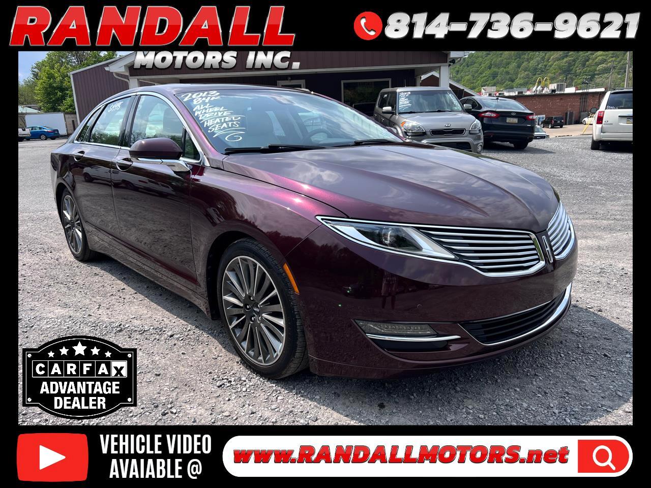 Lincoln MKZ 4dr Sdn AWD 2013
