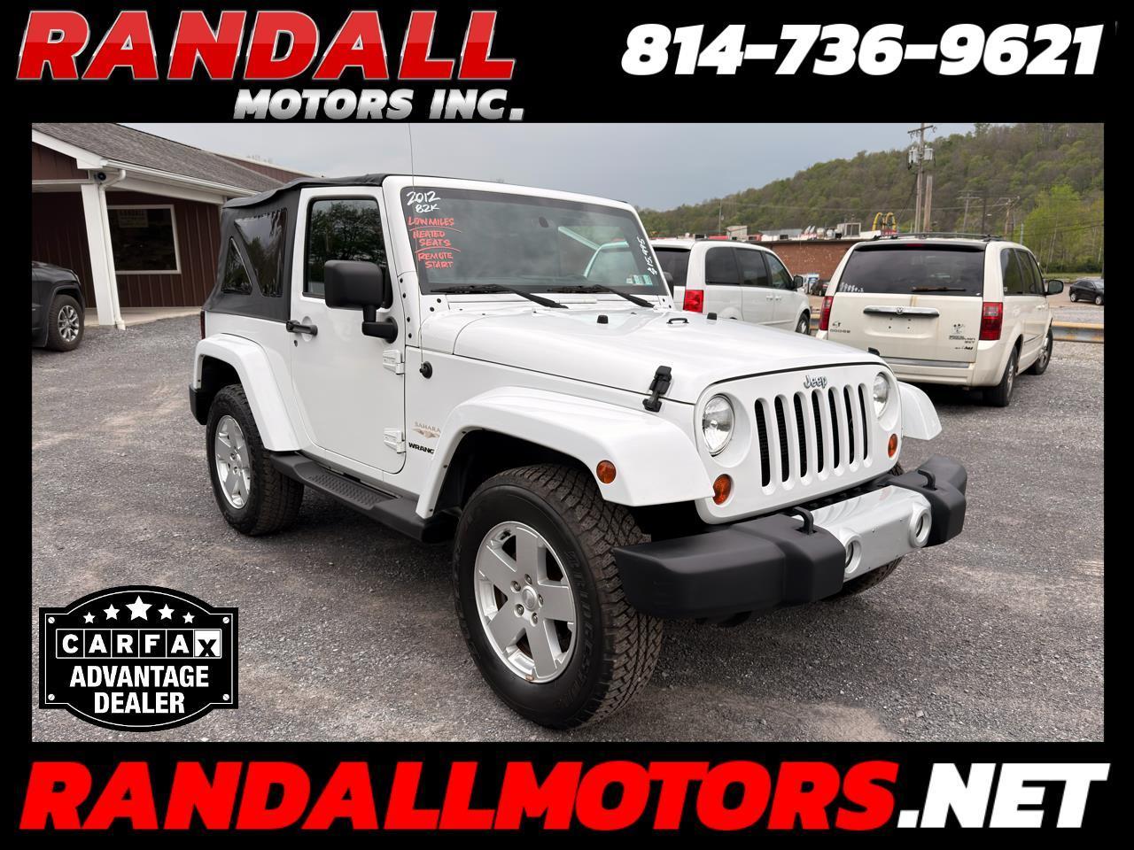 2012 Jeep Wrangler 4WD 2dr Sahara